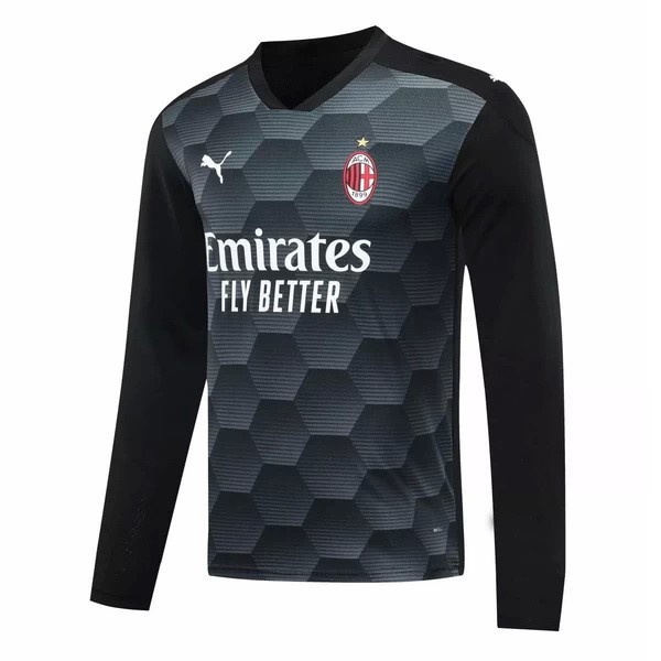 Camiseta Milan 2ª ML Portero 2020/21 Negro